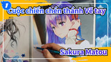 [Cuộc chiến chén thánh Stay Night HF] Vẽ tay Sakura Matou Với bút bi màu_1