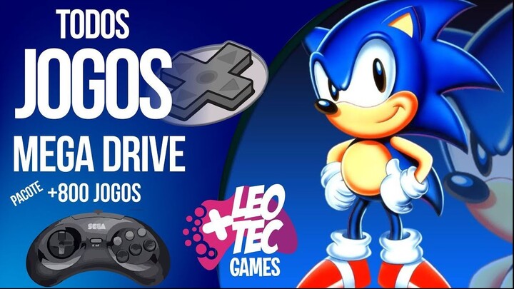 MEGA DRIVE pacote com +DE 800 JOGOS para o seu EMUELEC ou BATOCERA!