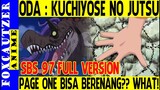 ODA : kuchiyose no Jutsu Namanya !! Page One Bisa Berenang dgn Buah Iblisnya?? ( One Piece SBS )