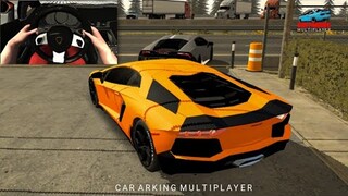 Lamborghini Aventador & Huracan Gameplay - (POV Driving • Top Speed) - Car Parking Multiplayer