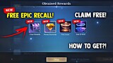 HOW TO GET EPIC RECALLS AND 1029 PROMO DIAMONDS! FREE RECALL! 515 NEW EVENT | MOBILE LEGENDS 2022