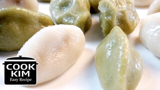 Korean Chuseok Food Rice Cake Songpyeon Recipe, 사실 송편은 어렵지 않습니다