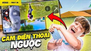 Chơi Free Fire cầm ngược điện thoại sẽ như thế nào? | HEAVY Free Fire