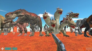 All Units Attack My Base in Desert. Animal Revolt Battle Simulator