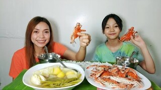 FILIPINO FOOD/NILAGANG BAKA AT STEAM ALIMASAG