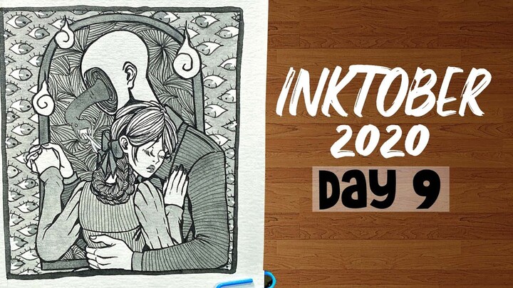 Inktober 2020 | Witchtober Day 9: Ghost