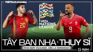 UEFA Nations League 2022-2023 | Tây Ban Nha vs Thụy Sĩ (1h45 ngày 25/9). NHẬN ĐỊNH BÓNG ĐÁ