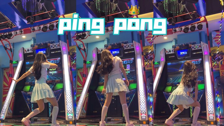 【Ping Pong】Reproduksi pengaturan waktu yang sangat keren pada mesin dansa｜SUKA Mainkan PING PONG itu