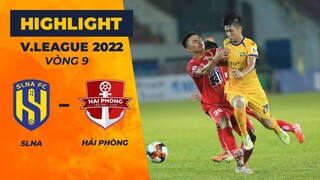 ⚽️HIGHLIGHTS | SLNA - HẢI PHÒNG | SIÊU PHẨM VOLLEY CHẤN ĐỘNG VLEAGUE | ĐẠI TIỆC BÀN THẮNG SÂN VINH