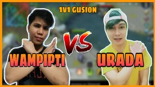 WAMPIPTI VS URADA (1V1 GUSION) | NAG AWAY ANG MAG PINSAN | MLBB GAMEPLAY!