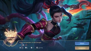 Hanabi terlalu op di epic 🤭🤭 dpt tim gg pula
