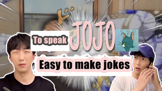 It's easy to make mistake to imitate JOJO's tongue