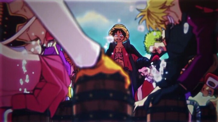 MERINDING!!!🔥😖moment luffy bersama kru shp menuju pulau onigashima!!