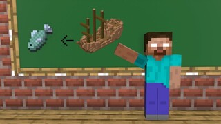 Monster School : Fishing Boat - Funny Minecraft Animation