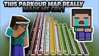 HARDEST PARKOUR MAP I'VE EVER PLAYED IN MINECRAFT PE (EASY TO HARD PARKOUR MAP | PINOY/ENGLISH)