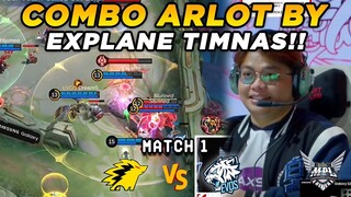 MATCH PAPAN ATAS AKHIRNYA DIMULAI!! PEMUNCAK KLASEMEN DIBIKIN MATI GAYA!! - EVOS vs ONIC Match 1