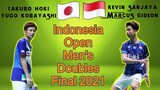 Revenge!! Kevin Sanjaya / Marcus Gideon vs Takuro Hoki / Yugo Kobayashi [Indonesia Open Final 2021]