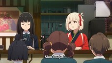 E6 Lycoris Recoil: Friends Are Thieves of Time Subtitle Indonesia