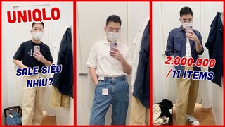 HAUL UNIQLO sale siêu nhiều từ 199K, mua 2 TRIỆU được 11 items | SALE GÌ HONG #2