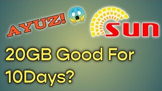 Pinaka SULIT Na Promo Ng Sun Cellular | 20Gb Good For 10days Na!