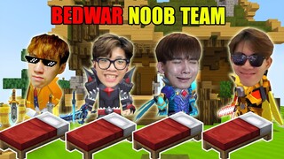 (Blockman Go) VanhMC ĐƯỢC CHỦ TỊCH TRONG NOOB TEAM GÁNH BEDWAR CHẾ ĐỘ XẾP HẠNG