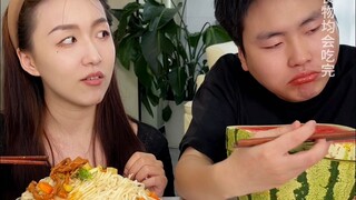 #Duck intestines If he wasn't so selfish today, we could eat together. The result... #Couple funny d