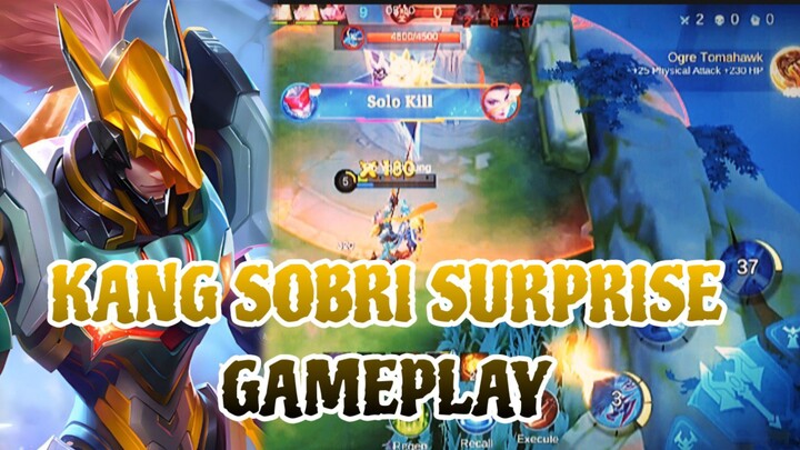 KANG SOBRI SURPRISE GAMEPLAY