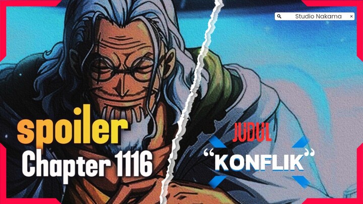 SPOILER ONE POECE CHAPTER 1116 "KONFLIK"