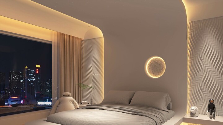 قالت أمي: بوك! كيف تشبه غرفة نومك بلا مصباح رئيسي منزل أي إنسان عادي؟