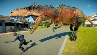 2x CARCHARODONTOSAURUS vs 2x GIGANOTOSAURUS - Jurassic World Evolution 2