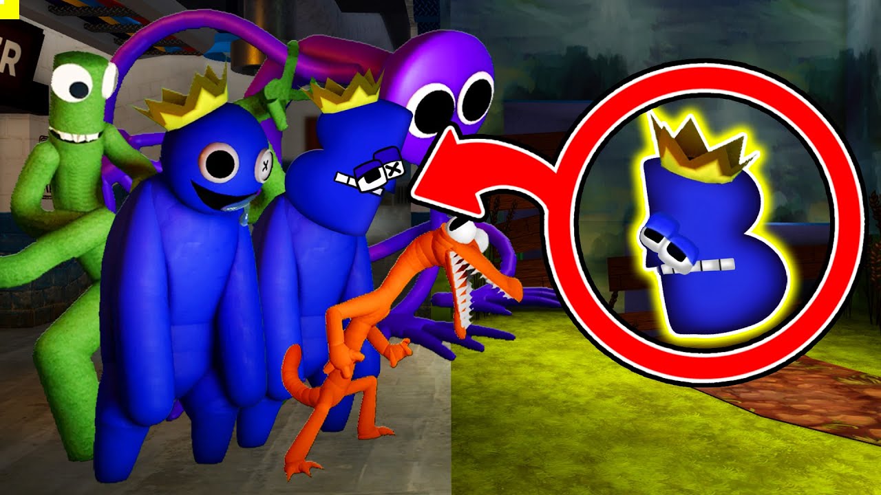 FNF Vs New Rainbow Friends Yellow & Pink & Red 🎶 Roblox Rainbow Friends  Chapter 2 (FNF New Mod) 