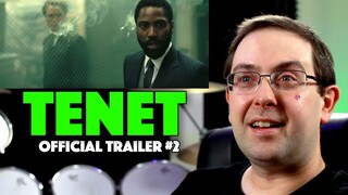 REACTION! Tenet Trailer #2 -Aaron Taylor-Johnson Movie 2020