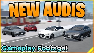 I DROVE THE NEW UNRELEASED AUDI'S!! || Roblox Greenville