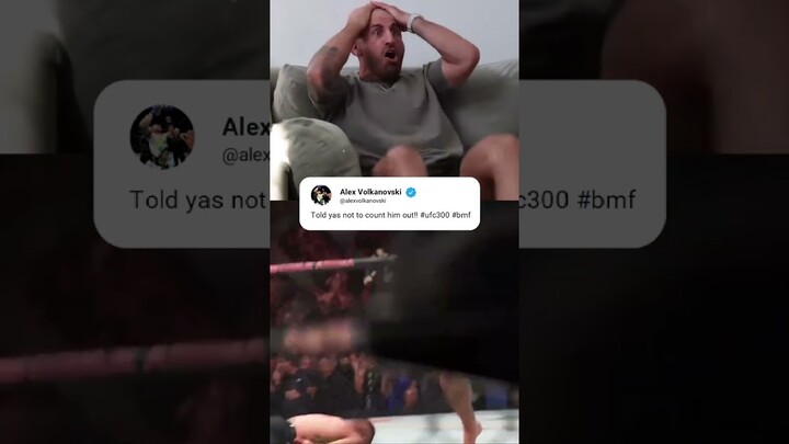 Volk’s reaction 🔥 (via alexvolkanovski/TT)