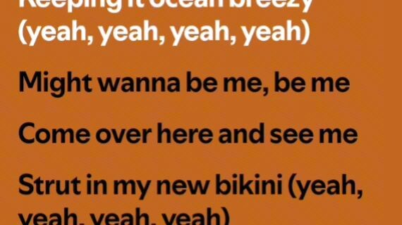 Bikini(Bini) full lyrics