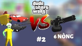 XE BAY, XE TANK, ZOMBIE Đối Đầu 6 NÒNG Trong Dude Theft Wars #2