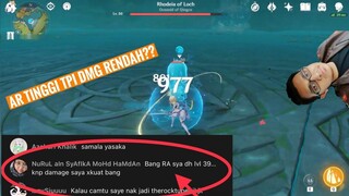 Kenapa AR saya Tinggi Tapi DMG Rendah Bang? | Genshin Impact Malaysia Guide For Newcomers