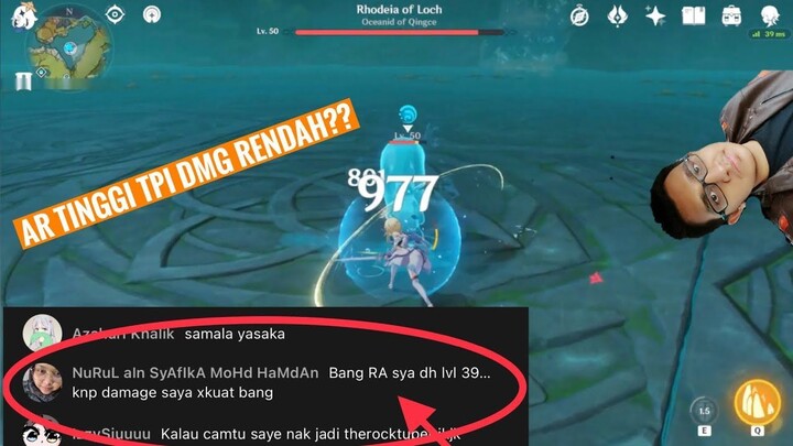 Kenapa AR saya Tinggi Tapi DMG Rendah Bang? | Genshin Impact Malaysia Guide For Newcomers