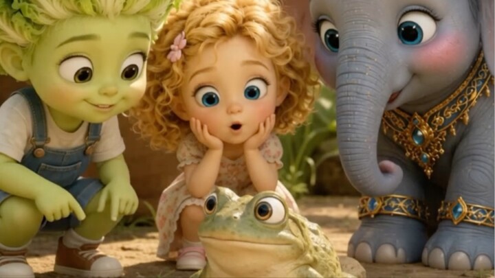 เพลงอึ่งอ่างนั่งข้างโอ่ง คำศัพท์น่ารักๆ กับน้องเอมิลี่  #kids, #children, #baby, #toddler #family