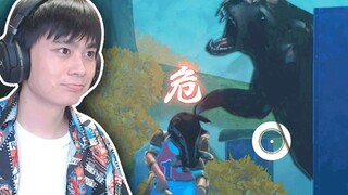 Accidentally straying into a restricted area on an isolated island! Being chased by a giant bear! Al