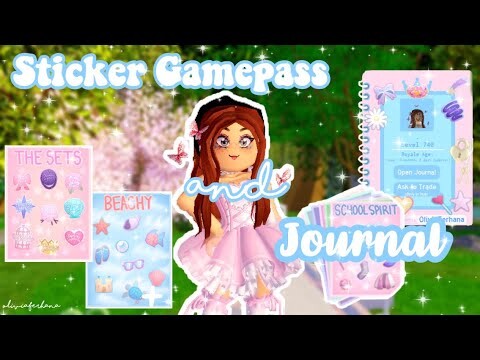 ✏️ Journal & Sticker Gamepass in Royale High! | Royale High Update