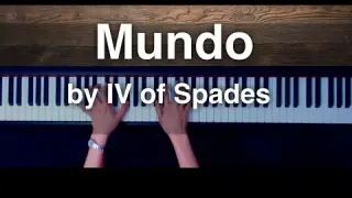 Mundo by IV of Spades Piano Cover with Music sheet
