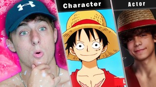 One Piece Live Action Characters Compared to the Anime *REACTION*