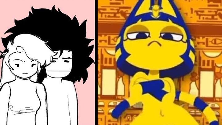 Hey, look at that dancing cat || Zone Ankha Animated meme