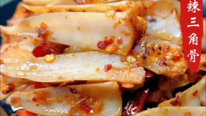 There’s only one triangular bone on a chicken.