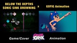Sonic Drowning Sink Below The Depths | GAME x FNF Animation