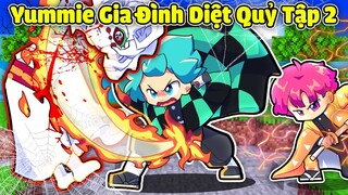 YUMMIE THỬ THÁCH 24H TRỞ THÀNH THỢ SĂN DIỆT QUỶ TRONG MINECRAFT* GIA ĐÌNH DIỆT QUỶ TẬP 2 😎🥰