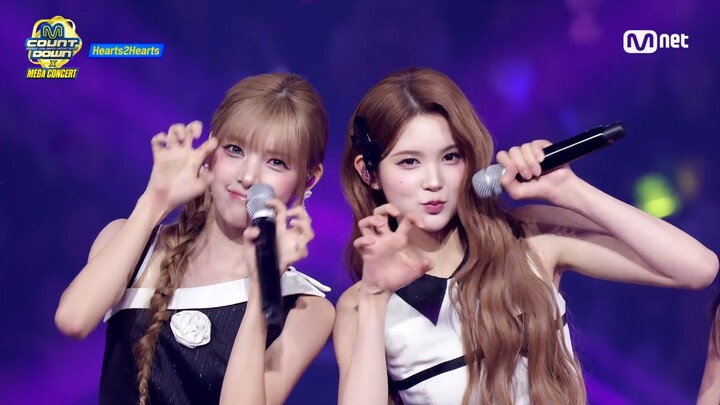 Hearts2Hearts RUDE! performance Mnet260604
