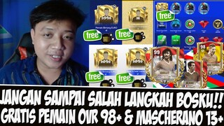 JANGAN SAMPAI SALAH LANGKAH!! TIPS FREE PEMAIN OVR 98+ & MASCHERANO 13+ EVENT EURO EASPORT FC MOBILE