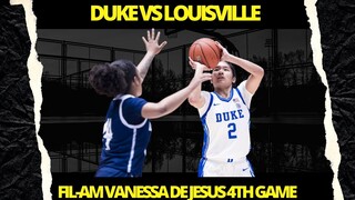 VANESSA DE JESUS 4TH GAME VS LOUISEVILLE / NCAA WOMEN'S BASKETBALL